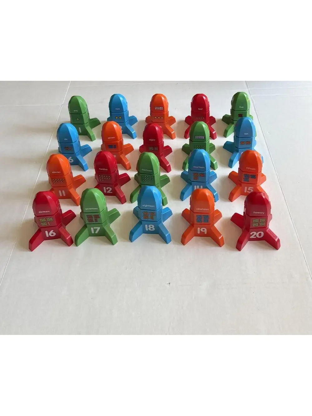 Lakeshore Number Rockets 1-20
